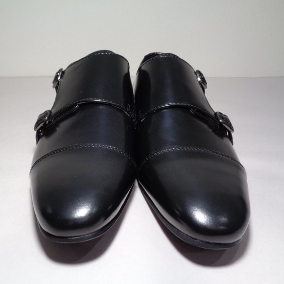 WALK London Size 11 LUCA Black New Monk Shoes - Picture 11 of 14